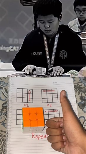 Rubik’s Cube Fastest Trick Solve Part-154 😎❤️