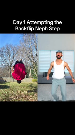 Mastering the Backflip Neph Step: Day 1 Attempt