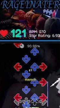 Surviving 270BPM HANDSTREAM... #osu #femboy #osumania #osugame #vsrg #fnf #osumania4k #godmode #fyp