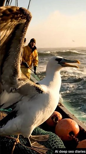 The Ocean Wanderer: Witness the Majestic Albatross in Flight