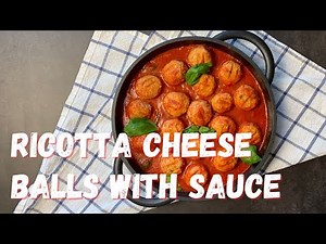 Ricotta Cheese Balls with Sauce Recipe (with the Whatever Pan) | Best Cookware | Italian Recipe