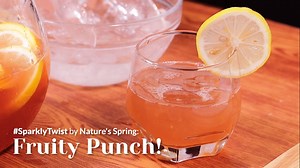 Put some #SparklyTwist to your regular juice! Follow these simple steps below and create your own Sparkling Fruity Punch! 1. Wash the lemons and oranges properly. 2. Slice the fruits into halves for squeezing, and slice another pair as a garnish. 3. Squeeze the fruits. 4. Prepare 1 cup of cranberry juice. 5. In a pitcher, mix 2 cans of Sparkling Water by Nature's Spring, lemon juice, orange juice, and cranberry juice. 6. Mix. 7. Add ice to your glass. 8. Serve and enjoy! Mix and match your favor
