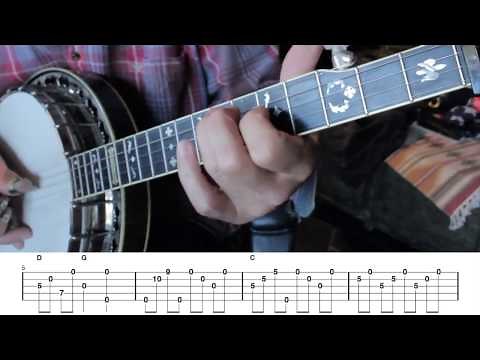 Bluegrass Banjo Lesson 35 - How to play Cripple Creek