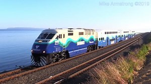 1.4K views · 73 reactions | Sound Transit operates two commuter rail lines out of Seattle. Let's take a look at Sounder commuter trains as they run through the suburbs of Seattle along Puget Sound! All aboard! | Coasterfan2105 | Facebook