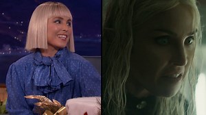 Noomi Rapace talks about playing a badass elf who wants to kill Will Smith in Bright. #CONAN | Team Coco