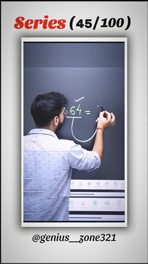Genius Zone 💖 on Instagram: "Maths Short trick series ( 45 / 100 ) ✅ . . . #reels #tranding #tricks maths compitition smart genius"