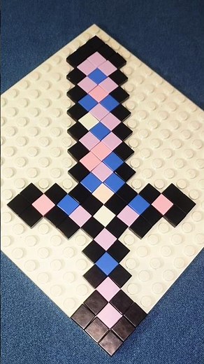 Lego Minecraft Diamond Enchanted Sword