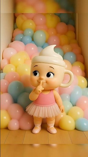 Baby Ballerina Turned the House into a GIANT Colorful Bubble Bath! #ballerinacappuccina #funny