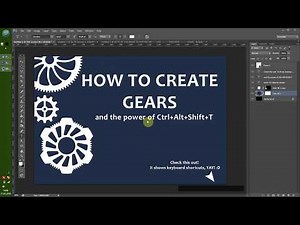 Photoshop Tutorial Creating a Gear Fast and Precise