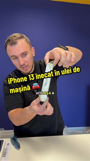 iPhone 13 înecat în ulei de mașină 🚘 | Iphone 13
