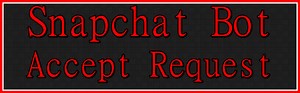 Snapchat Accept Request Bot