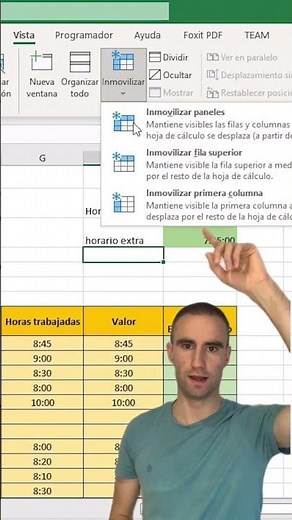 Pin a row or column in Excel for more comfortable work 🔎