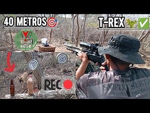 Amazing test at 40 meters with PCP T-Rex Monte Carlos 🦖 Slug 20.20 🎯 Get your questions answered ...