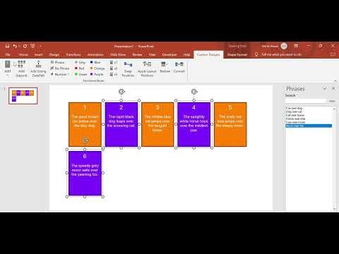 #4 Second Sample Design (Numbered Boxes)