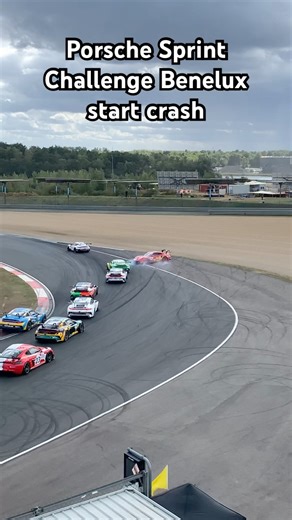 Start crash at Circuit Zolder