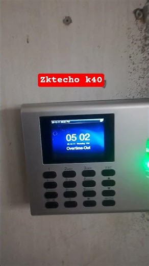 Zktecho k40 Install Complete #phonk #zkteco