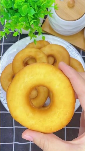 Easy &simple donuts recipe. Simple ingredients. How to make donuts at home. Soft &fluffy. Fast bread
