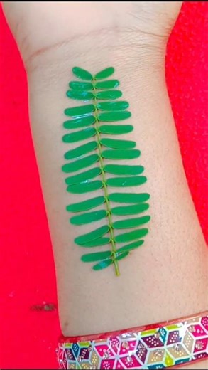simple mehndi leaf 🌿 designs #mehndi #art #henna