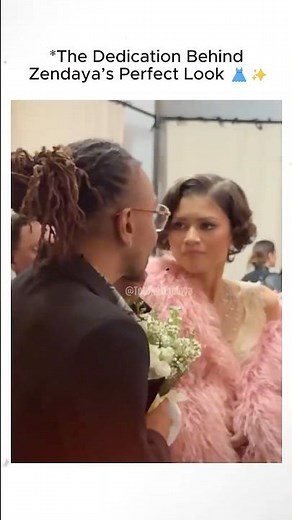 The Dedication Behind Zendaya’s Perfect Look 👗✨#Zendaya #TomHolland #Tomdaya