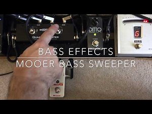 Bass effects - Mooer Bass Sweeper