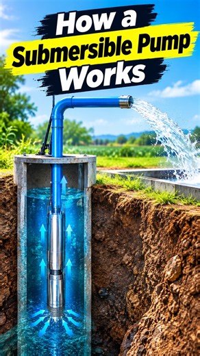 How a Submersible Pump Works | Inside a Submersible Water Pump Explained #howitworks #engineering