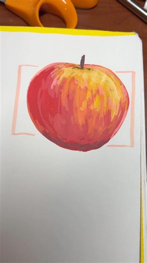 i didn’t color theory my apple today because i DIDNT WANT TO #art#drawing #arttutorial #sketchbook