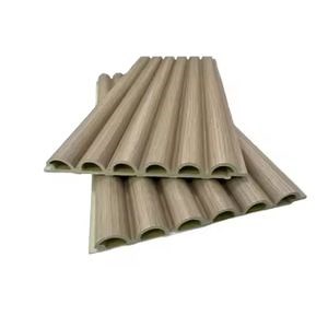 [Hot Item] New Building Materials PVC Coating Indoor Wood Composite Weather Board Cladding Interior Decorative WPC Wall Panel