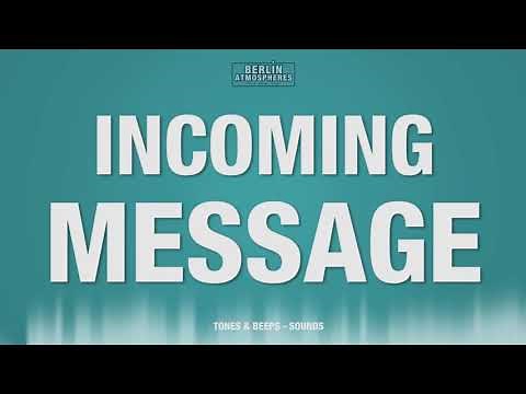 Incoming Message - SOUND EFFECT - Whatsapp Telegram Nachricht auf Handy Email Notification SOUND