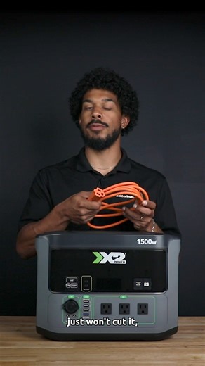 2.1K views · 17 reactions | What’s a gamechanger for DIYers & why is it an X2Power portable power station? Let’s get into it. #DIY #PowerStation #X2Power #DIYer #PowerTools #Gamechanger #Innovative #BatteriesPlus | Batteries Plus | Facebook