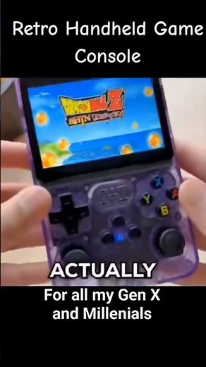 Retro Handheld Game Console Experience Nostalgic Gaming link in bio