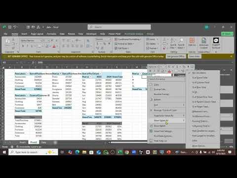 Pivot table class three, Excel master have to know this. live class. knowledge academy.