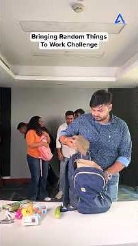 We did “bring random things to the office”… and it turned out hilarious...#shorts