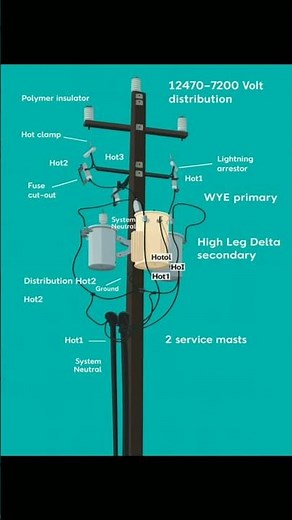 Power Distribution Systems #powerdistribution #transformers #wireman #electricity #electrician