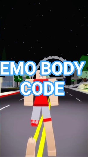 EMO BODY V2 CODE FOR BOYS IN BROOKHAVEN #Roblox