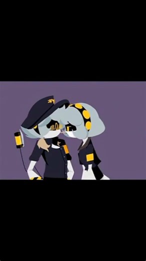 N plays Pocky game with V #murderdrones #nxv #animation #cute