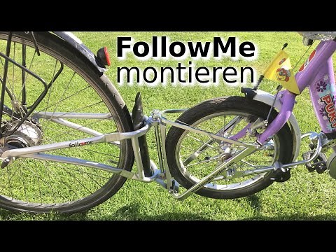 Mount FollowMe on the bike