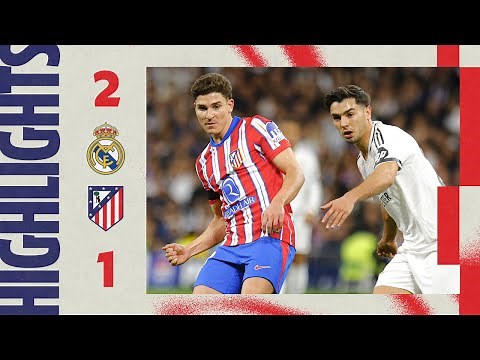 HIGHLIGHTS | Real Madrid 2-1 Atlético de Madrid | ⚽ Julián Alvarez | 24/25 UCL, Round of 16