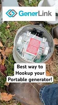 Installing a Generlink 30 smart transfer switch for whole panel power for your portable #generator !