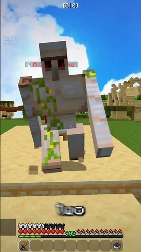 Bed Bugs vs Iron Golems Damage Test (pt.2) #minecraft #bedwars