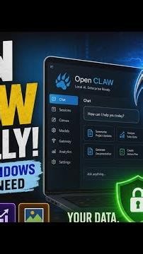 RUN CLAW LOCALLY! 🤯 The Native Windows AI App You Need