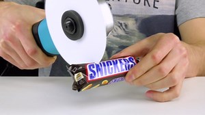 Can a paper disc cut through anything? Unusual angle grinder slicing experiment!