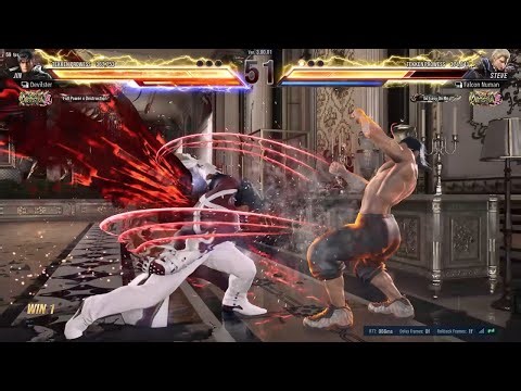 Devilster Jin Fights The World Best Steve Falcon Numan!