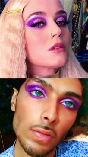 Re-created makeup look Of Katy Perry @KatyPerry
