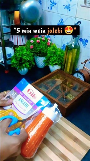 Easy Jalebi Recipe at Home 🤤 | Crispy Outside, Juicy Inside #food