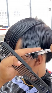 140K views · 856 reactions | simple point Cut #easytrickie #easytechnique #easyhaircut #haircuttutorial #poincut #everyone #fyp #asmr | Ahmad Miranto | Facebook