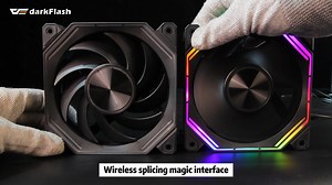 4.1K views | Darkflash Infinity 34 120MM A-RGB Cooling Fan (3-IN-1 Pack) (Black, White) 헦헮헹헲 헣헿헶헰헲: PHP 1,500 > Wireless Splicing > PWM Intelligent Temperature Control | DC Gaming Computer Setups - Imus Branch | Facebook