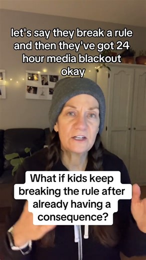 What if kids keep breaking the rule after already having a consequence? There’s nothing much you can do if they’re already going through a consequence for breaking a rule. The most you can do is just say, “This is why you have 24 hour media blackout, was your choice.” Work on your Parenting Leadership Skills … they are EVERYTHING! Check out the link in bio for FREE Behaviour Board, Toddlers Courses, Bootcamp Course (3-12 year olds) & my Coaching Services. #kidsrules #discipline #disciplinekids #