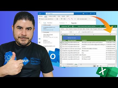 ✉ Cómo extraer emails de Outlook a una hoja de Excel usando VBA y macros