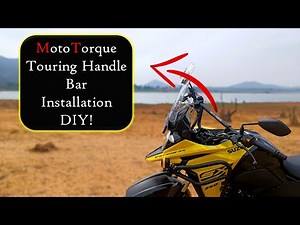 Touring Handle Bar Upgrade on Vstrom SX 250 - How To (MotoTorque)