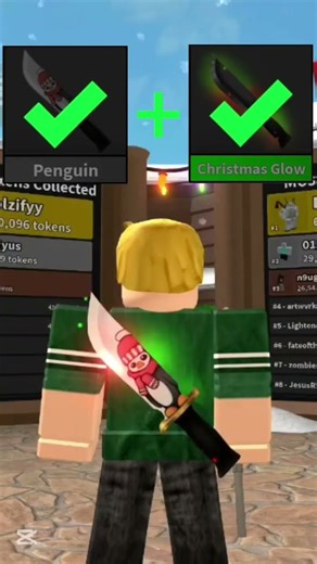 Showcasing all Daily Quests Rewards in the MM2 Christmas Update {Repost} ❄️💙